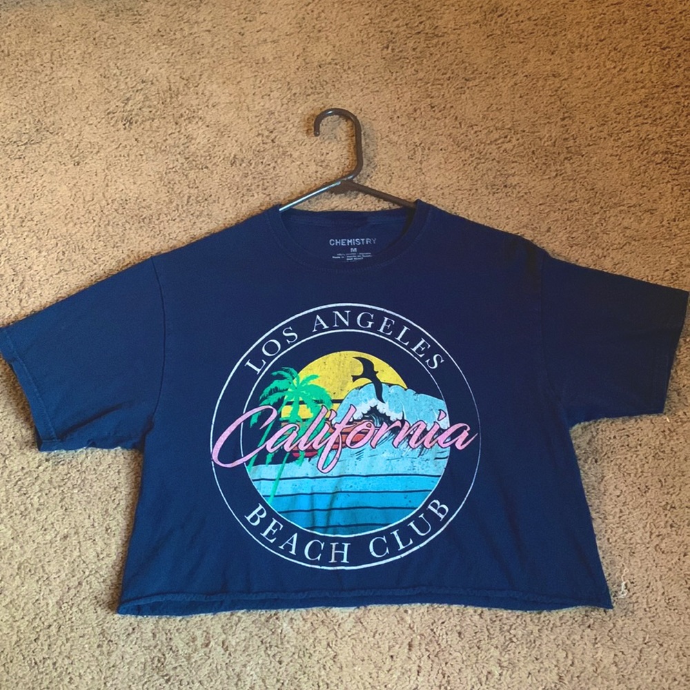 M navy blue California shirt
